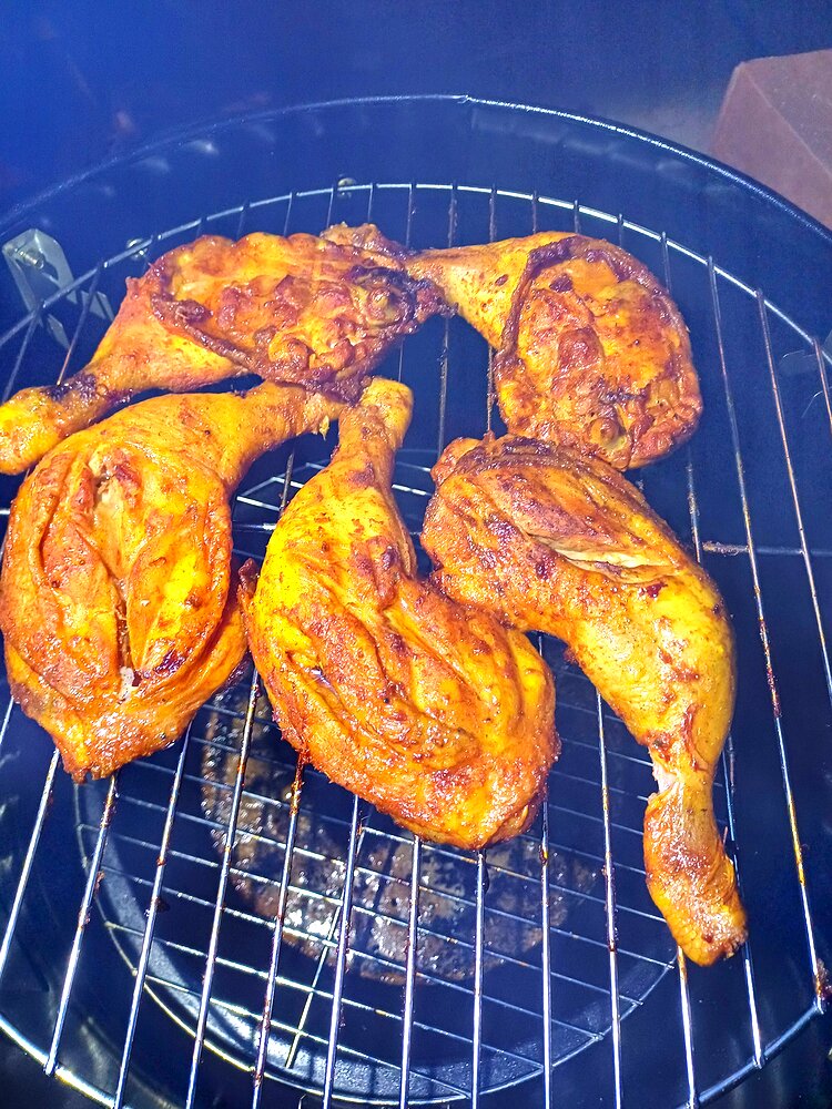 Poulet sur le grill